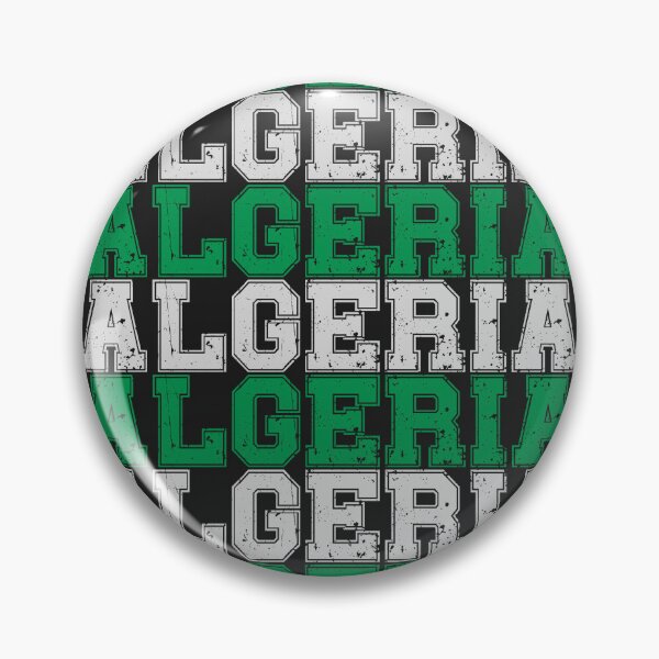 Artikelvorschau, Vintage-Fußballfan mit algerischer Flagge (Team Algerien) 2026 entworfen und verkauft von legendaryskins.