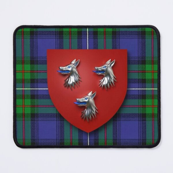 Item preview, Robertson Shield 3D and Modern Hunting tartan designed and sold by Kirrindy Designs.