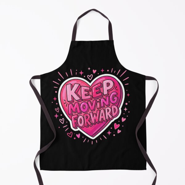 Item preview, Keep Moving Forward Pink Heart Motivational Quote designed and sold by Owcomm.