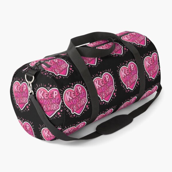 Item preview, Keep Moving Forward Pink Heart Motivational Quote designed and sold by Owcomm.