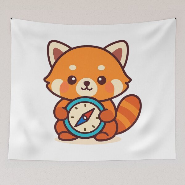Item preview, Find Your Path Red Panda - Inspirational Sticker designed and sold by foryouandyours.