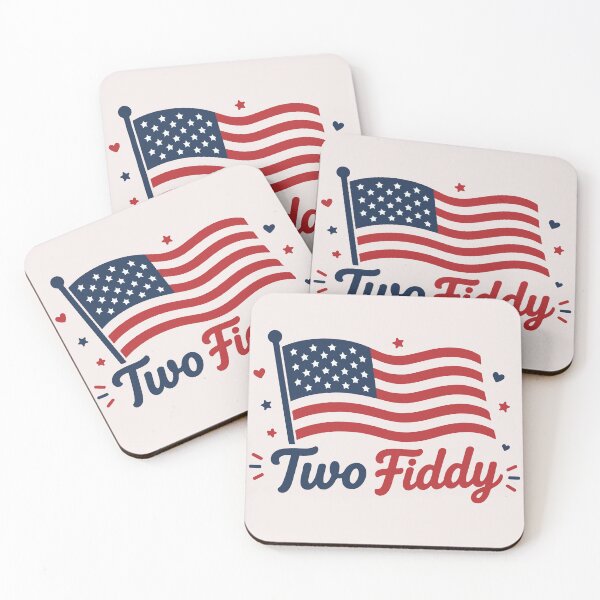Item preview, Two Fiddy America 250th Anniversary Funny Patriotic USA designed and sold by casey-jod.