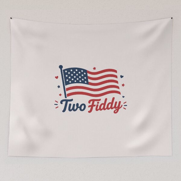 Item preview, Two Fiddy America 250th Anniversary Funny Patriotic USA designed and sold by casey-jod.