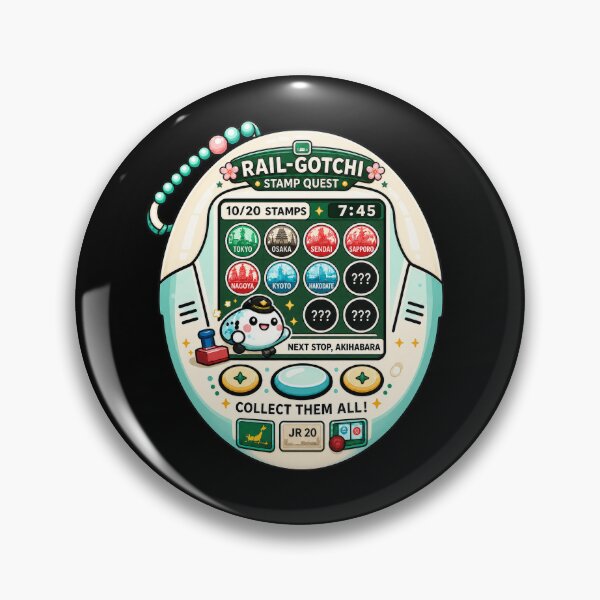 Item preview, Japan Train Station Stamp Rally Rail Gotchi Adventure  JR Rail Travel Japan designed and sold by TheTrendsDesk.
