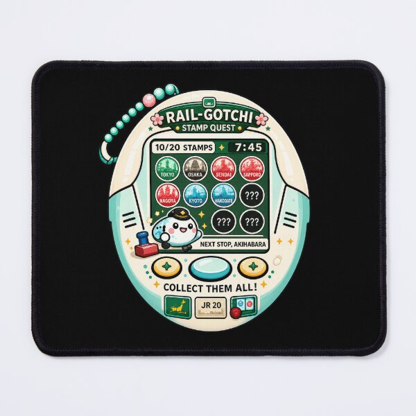 Item preview, Japan Train Station Stamp Rally Rail Gotchi Adventure JR Rail Travel Japan designed and sold by TheTrendsDesk.