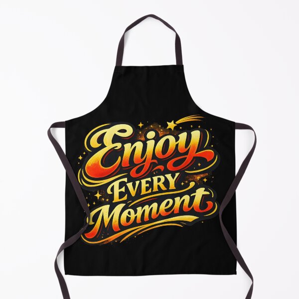 Item preview, Enjoy Every Moment – Retro Vintage Motivational Typography Design. designed and sold by artbydozi2005.
