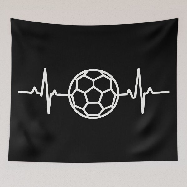 Item preview, Soccer - Football Heartbeat designed and sold by MO DESIGNS.