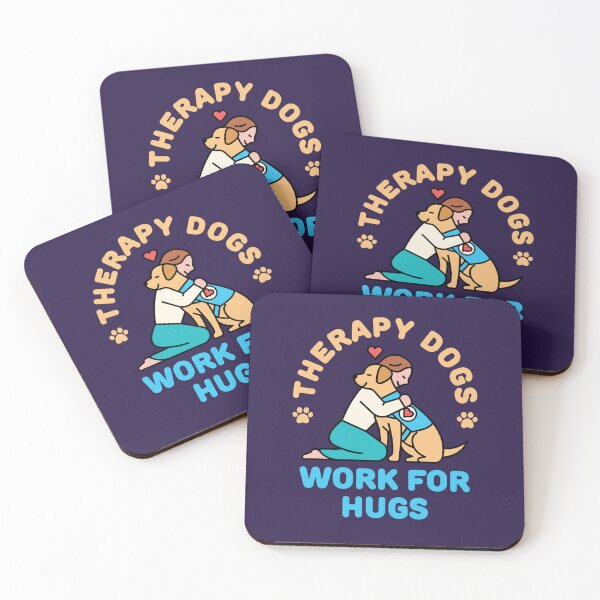 Item preview, Therapy Dogs Work for Hugs designed and sold by jaygo.