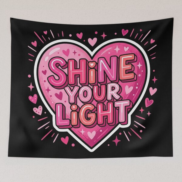 Item preview, Shine Your Light Heart designed and sold by Owcomm.