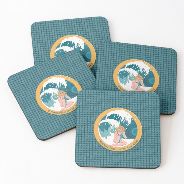 Item preview, Connected until the end, dark green background designed and sold by WONDERPRINTVALLEY.