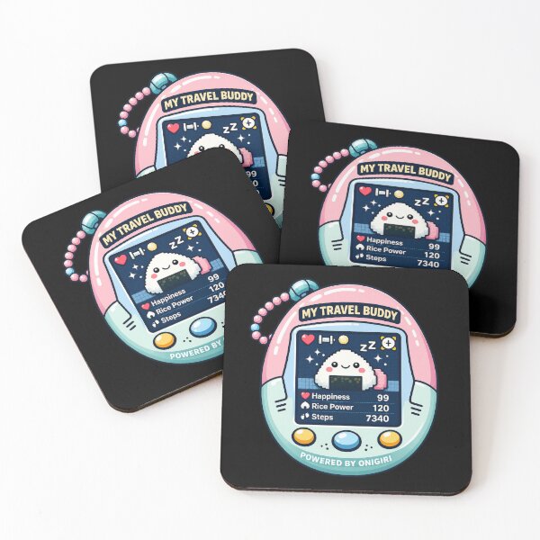 Item preview, Powered By Onigiri Lover Gift, Japan Travel Virtual Pet Japanese Food Kawaii Rice Ball designed and sold by TheTrendsDesk.