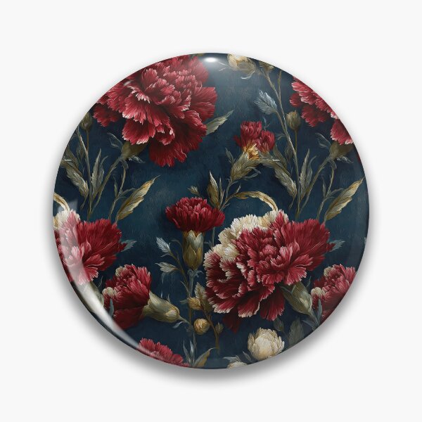 Item preview, Scattered Red And Cream Floral Bud Pattern designed and sold by igraphixart.