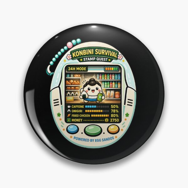 Item preview, Japanese Convenience Store Lover Onigiri And Konbini Fan Virtual Pet designed and sold by TheTrendsDesk.
