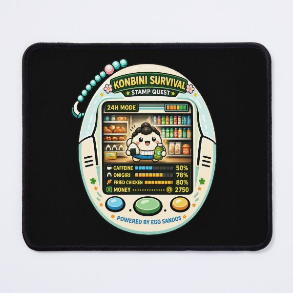 Item preview, Japanese Convenience Store Lover Onigiri And Konbini Fan Virtual Pet designed and sold by TheTrendsDesk.