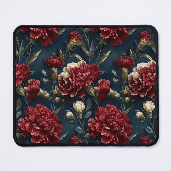 Item preview, Scattered Red And Cream Floral Bud Pattern designed and sold by igraphixart.
