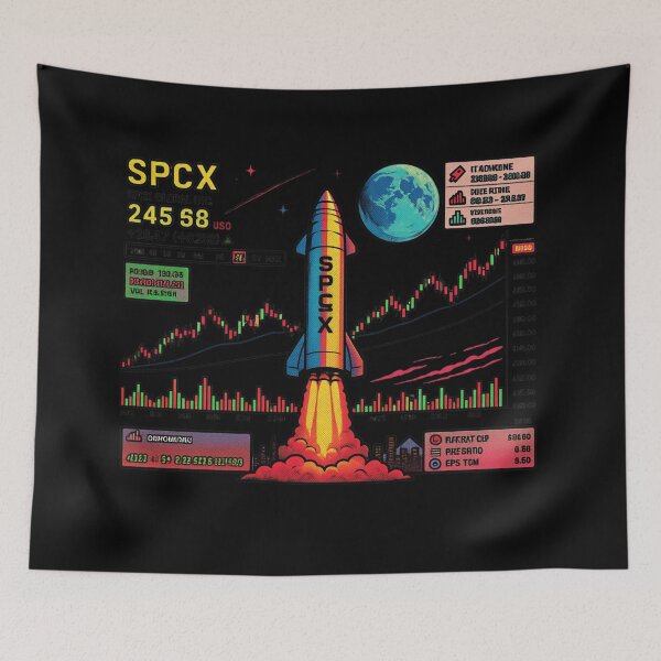 Item preview, SPCX investor IPO Speculation Stock Market Design designed and sold by TEEJAMBOREE.