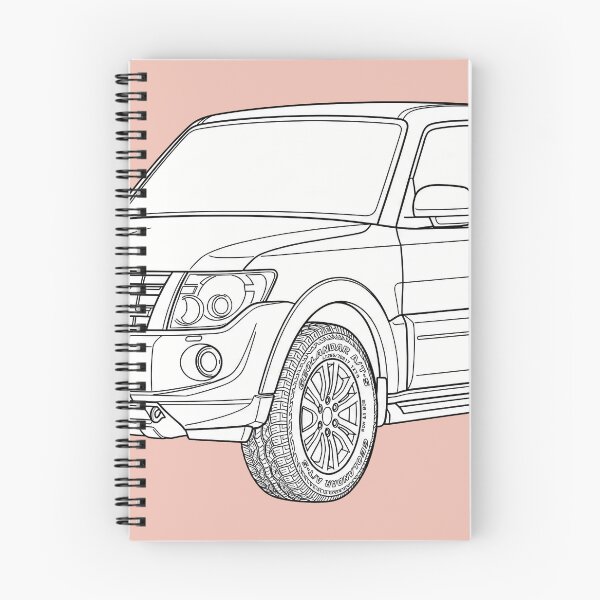 Item preview, Mitsubishi Pajero illustration designed and sold by the-cc.
