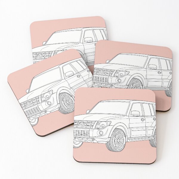 Item preview, Mitsubishi Pajero illustration designed and sold by the-cc.