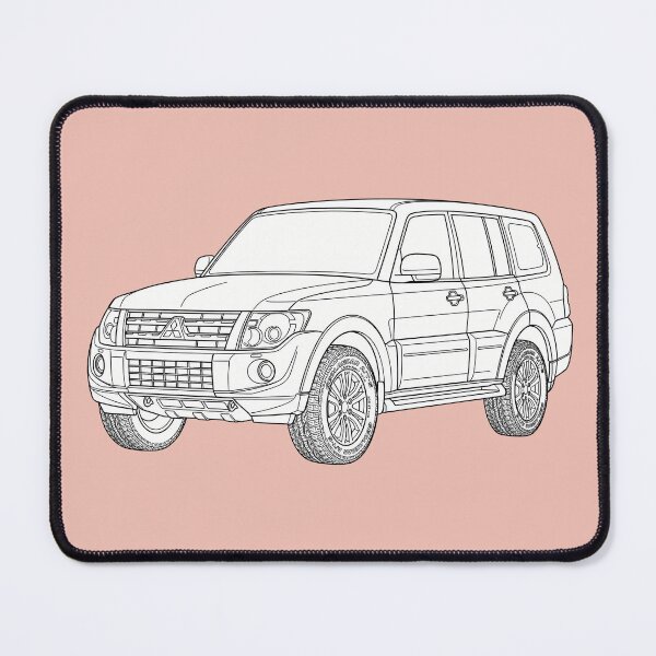 Item preview, Mitsubishi Pajero illustration designed and sold by the-cc.