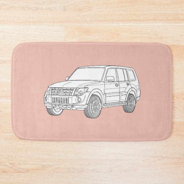 Item preview, Mitsubishi Pajero illustration designed and sold by the-cc.