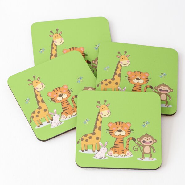 Item preview, Cute Safari Jungle Animals Cartoon designed and sold by AdnanoDesigns.