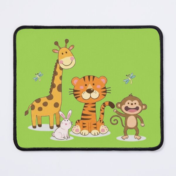 Item preview, Cute Safari Jungle Animals Cartoon designed and sold by AdnanoDesigns.