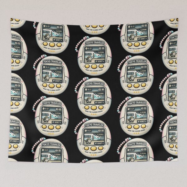 Item preview, Tokyo Train Traveler Virtual Pet Japan Travel Design designed and sold by TheTrendsDesk.