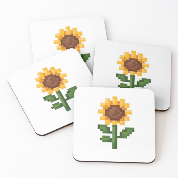 Item preview, Pixel Art Sunflower Print | Retro Gaming Floral Design | Cute 8 Bit Garden Gift designed and sold by The-SilentPlace.