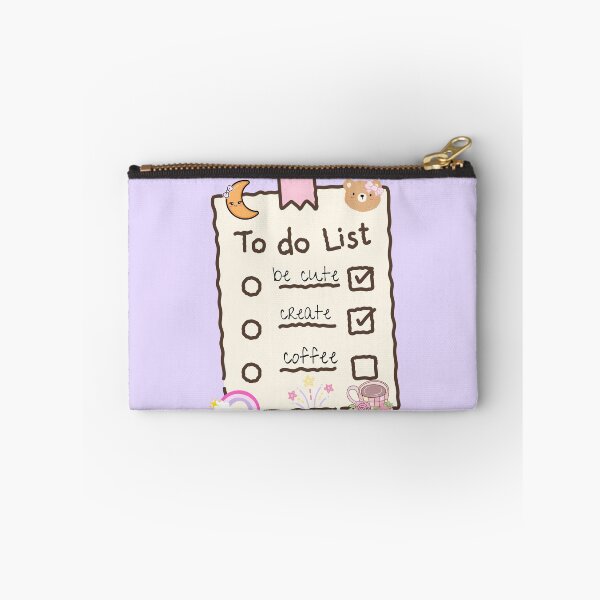 Item preview, cutie pie kawaii to do list adorable fun  designed and sold by pasteldreams26.