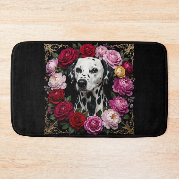 Item preview, Dalmatian | Floral Frame designed and sold by JanjjaSoulInk.