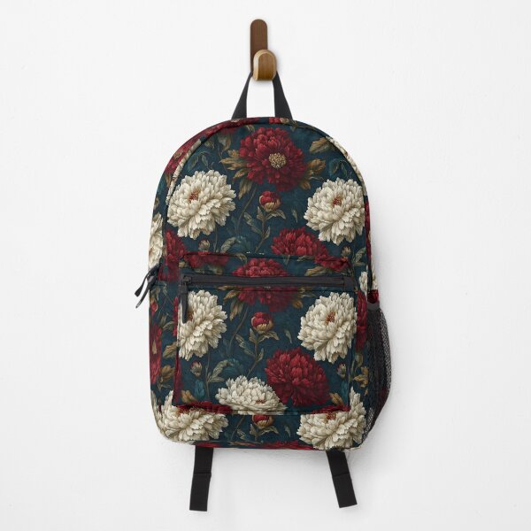 Item preview, Vintage Red And Cream Peony Floral Pattern designed and sold by igraphixart.