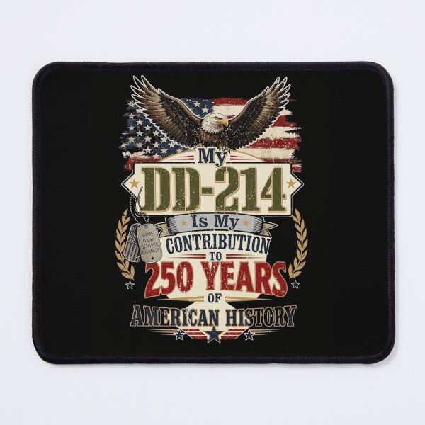 Item preview, DD-214 Contribution To 250 Years American History Veteran Patriotic designed and sold by haitrieuic96.