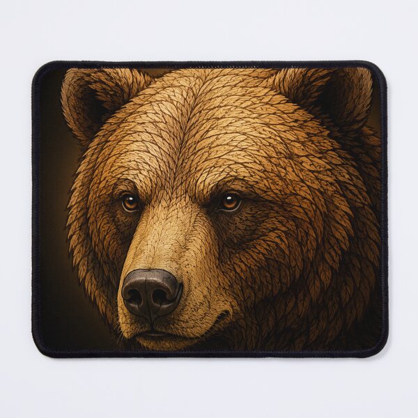 Item preview, Detailed Brown Bear Portrait designed and sold by Karszul.