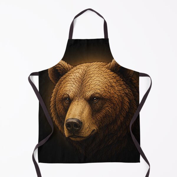 Item preview, Detailed Brown Bear Portrait designed and sold by Karszul.