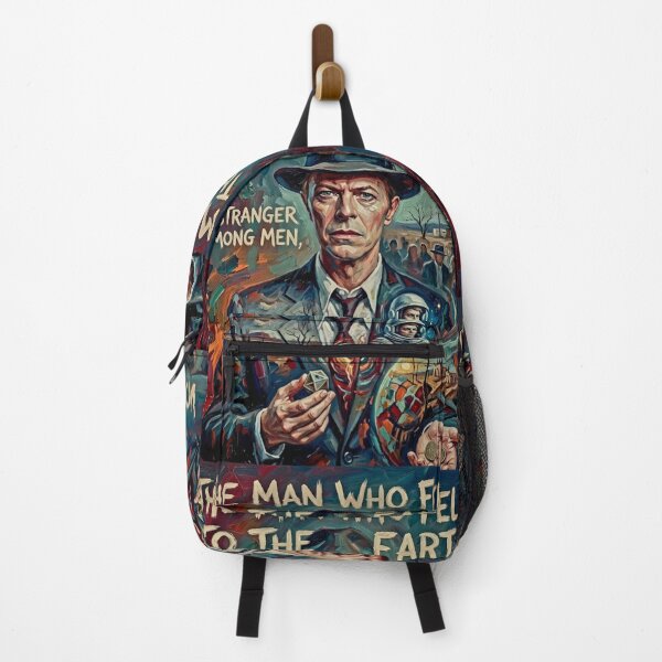 Item preview, A Stranger Among Men – The Man Who Fell to the Earth Fine Art Print designed and sold by Art's Diner.