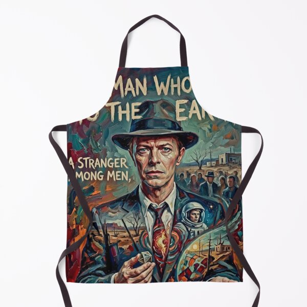 Item preview, A Stranger Among Men – The Man Who Fell to the Earth Fine Art Print designed and sold by Art's Diner.