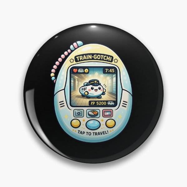 Item preview, Japan Train Lover Virtual Pet Gotchi designed and sold by TheTrendsDesk.