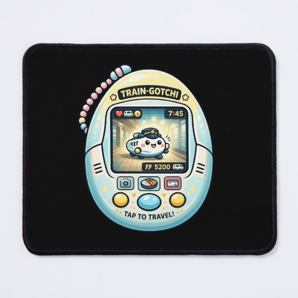Item preview, Japan Train Lover Virtual Pet Gotchi designed and sold by TheTrendsDesk.