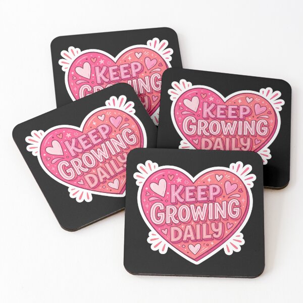 Item preview, Keep Growing Daily Heart Motivation designed and sold by Owcomm.