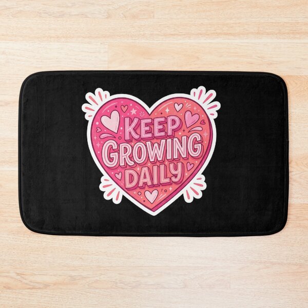 Item preview, Keep Growing Daily Heart Motivation designed and sold by Owcomm.