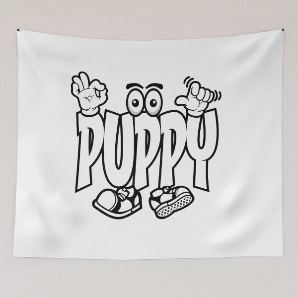 Item preview, Puppy - PETS Character Bold Retro Graffitti designed and sold by NFTWords.
