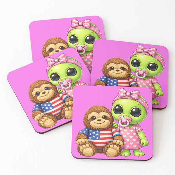 Item preview, TAKE ME TO YOUR BINKY- CUTE ALIEN BABY GIRL  designed and sold by FREENATION2026.
