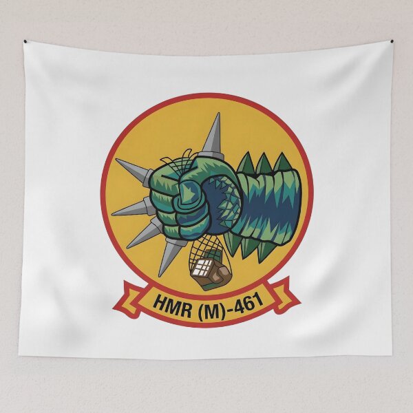 Item preview, US Marine Corps Marine Helicopter Transport Squadron (Medium) 461 Insignia designed and sold by CharlieDesings.