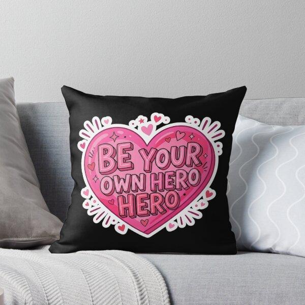 Item preview, Be Your Own Hero Heart Motivation designed and sold by Owcomm.