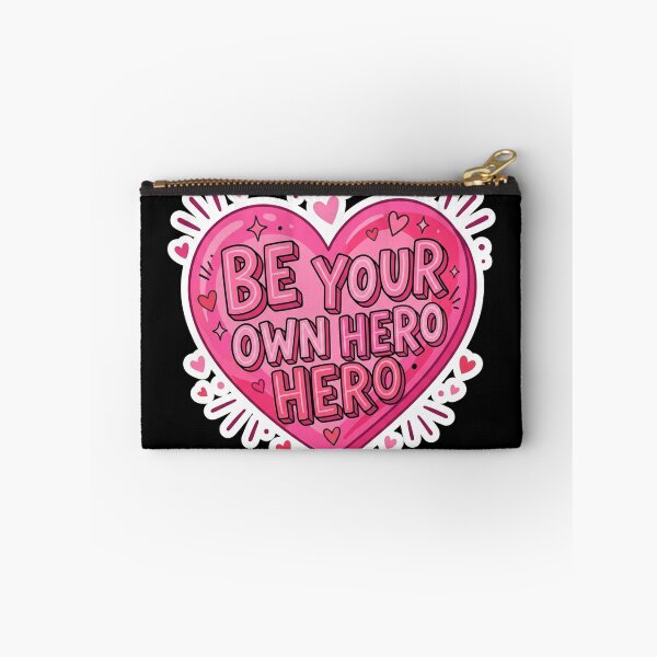 Item preview, Be Your Own Hero Heart Motivation designed and sold by Owcomm.