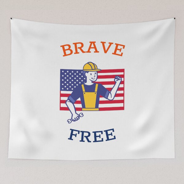 Item preview, BRAVE FREE designed and sold by SudeeshArt.