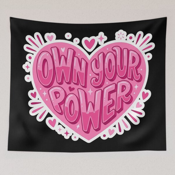 Item preview, Own Your Power Heart designed and sold by Owcomm.