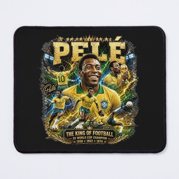 Item preview, Pelé - The King of Football | 3x World Cup Legend designed and sold by tareankush.