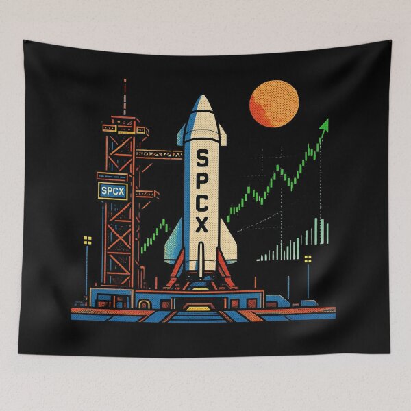 Item preview, SPCX investor IPO Speculation Stock Market Design designed and sold by TEEJAMBOREE.
