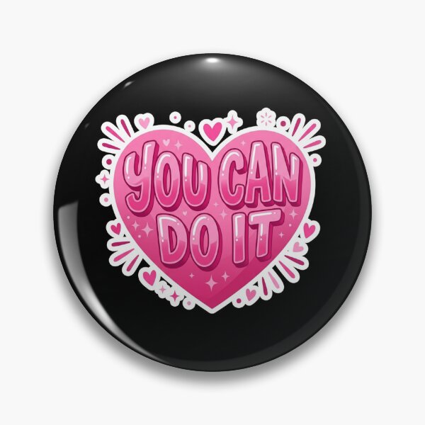 Item preview, You Can Do It Motivational Heart designed and sold by Owcomm.
